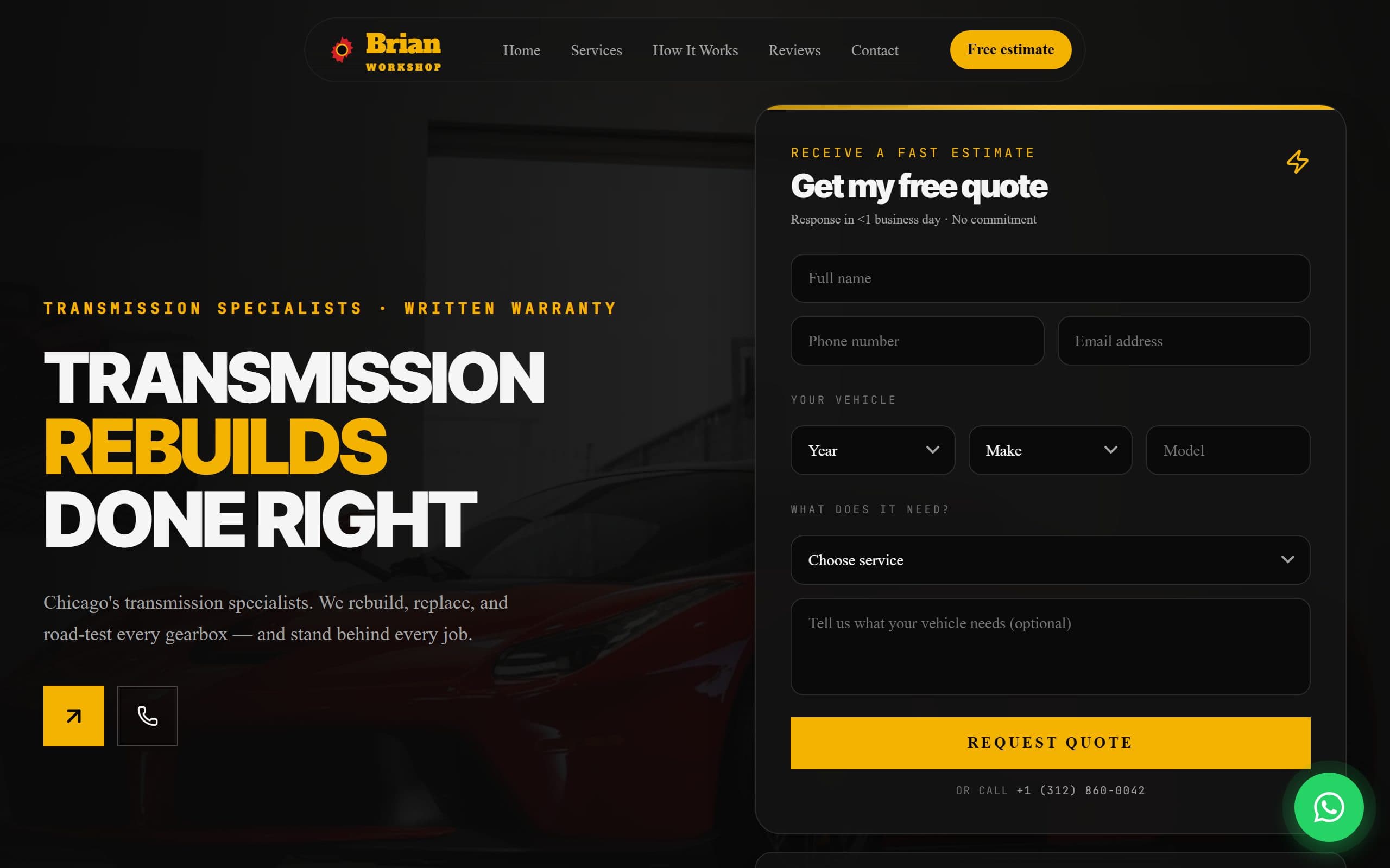 Sitio web de Brian Workshop